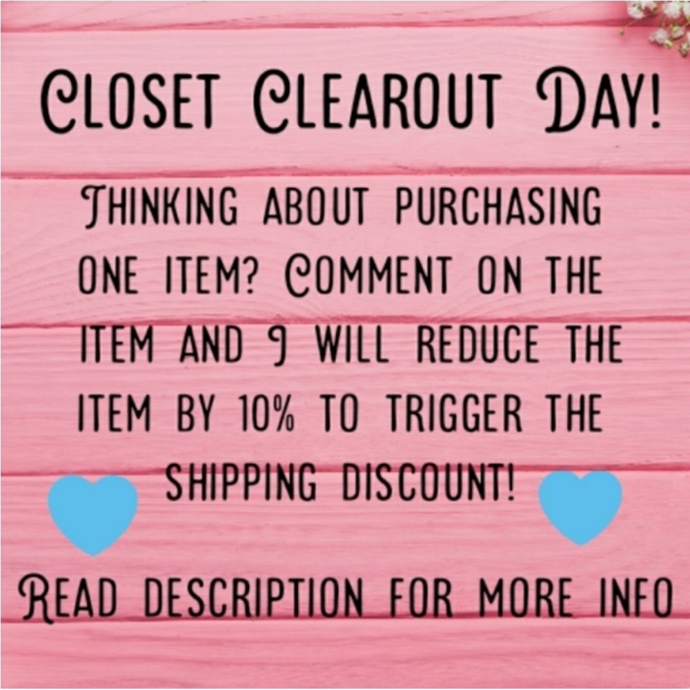FRIDAYS & SUNDAYS ONLY •LIKE ❤️ item •comment READY TO BUY •I lower price•email